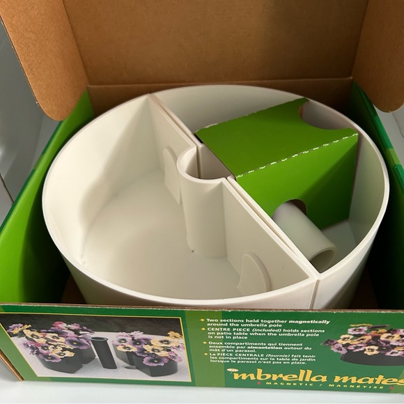 Umbrella mates (magnetic patio table container) - Picture 2 of 5